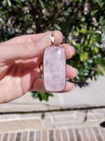 Rose quartz pendant