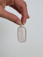 Rose quartz pendant