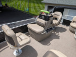 Like new Bass Buggy 16XL 50 hp pontoon boat w)trailer <10:hours on mtr