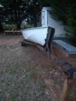 12ft Jon Boat with trailer and trolling motor