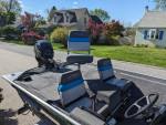 15 Foot Bass Boat, 20hp Outboard, Trailer