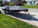 15 Foot Bass Boat, 20hp Outboard, Trailer