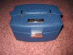 New Na Hoku Luxury Hawaiian Jewelry Box Case Blue Faux Leather