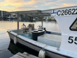 Bote comercial de langosta y stone crab