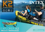 Intex Explorer K2 Inflatable Kayak - Perfect for Summer Fun!