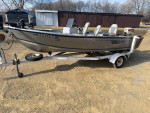 1985 ALUMACRAFT 16 FOOT FISHING BOAT