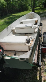 14ft Boat with 9.9 Mercury
