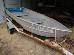 aluminum V bottom boat