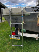78 Baja tri hull, motor, trailer