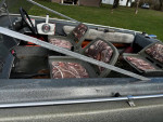78 Baja tri hull, motor, trailer