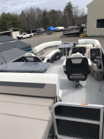 2024 Princecraft Vectra 23RL tritube pontoon Mercury 150hp on trailer