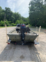 17" Jon Boat with 50hp Mercury