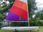 Laser sailboat
