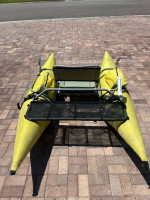 Inflatable pontoon
