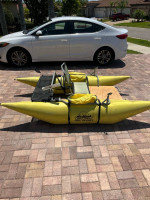 Inflatable pontoon