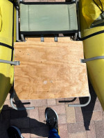 Inflatable pontoon