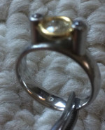 SALE!! DIAMOND SOLITAIRE with DIAMOND ACCENTS