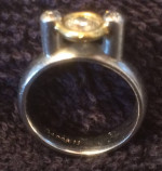 SALE!! DIAMOND SOLITAIRE with DIAMOND ACCENTS