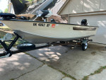 1983 Starcraft 16’ Aluminum boat with 75hp Mercury