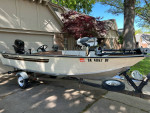 1983 Starcraft 16’ Aluminum boat with 75hp Mercury