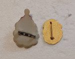 Two Vintage Santa Clause Brooches OBO