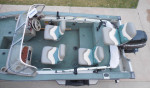 2000 Tracker Pro Deep V 16 Combo 16ft Walk-Thru 50hp Merc