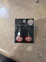 Cincinnati reds earrings