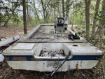 22foot deck boat with trailer