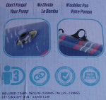 New SEVYLOR COLOSSUS Inflatable 2-PERSON BOAT with 2 Oars