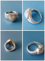 Heart Ring 925 Silver Judith Ripka