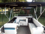 1989 Sundance pontoon with trailer
