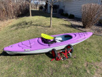 10’ Trailblazer 100 + cart and paddles