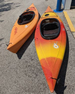 PAIR of Old Town Loon style 10' Three layer kayaks