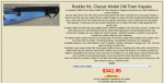 TWO Old Town Loon 120 Kayak s with rudders, PAIR PRICE