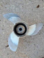 Boat Outboard Prop. Mid 70,s Evinrude 115HP