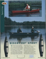 17' Old Town Discovery Sport SQUARE STERN CANOE / GHEENOE