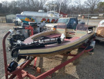 1988 CHAMPION 184 FISH AND SKI BOAT WITH MERCURY 175 HP OUTBOARD ENGIN