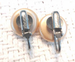 Vintage Richielieu Faux Pearl Clip On Earrings
