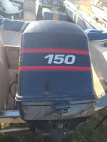EVINRUDE 150 HORSE POWER V6 OUTBOARD ENGINE IN EXCELLENT CONDITION