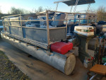 COOL OLD REMODELED PONTOON BOAT FOR SALE