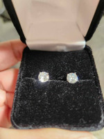 1.00ctw HPHT Lab Created Diamond Studs
