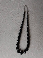Gorgeous Ann Taylor 20" Length Adjustable Black Beads Necklace