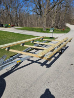 Pontoon trailer