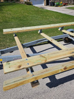 Pontoon trailer