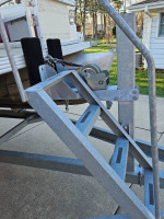 Pontoon boat,motor and trailer