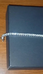 Moissanite Bracelet 3mm 6 in. Has Certificate