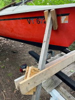 1975 AMF Sunbird 16’ w/1985 Johnson 2HP Outboard Motor