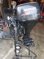 2013 9.9 Suzuki Electric Start Power Tilt Long Shaft Tiller