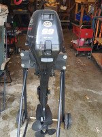 2013 9.9 Suzuki Electric Start Power Tilt Long Shaft Tiller