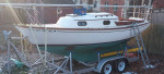 Cape Dory 22 D with triad trailer